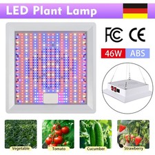 46W Grow Pflanzenlampe Vollspektrum Veg Bloom Flower Licht 416LEDs Grow Light AH