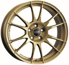 4x Alufelgen OZ ULTRALEGGERA RACE GOLD 8x17 ET48 LK5 100 17 Zoll Felgen Alu