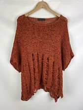 Barbara Speer Damen Lagenlook Strick Leinen Pullover Pulli Gr.1