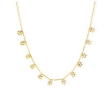 Halskette Edelstahl Schneeflocke Schnee Winter Weihnachten Kette Damen Schmuck