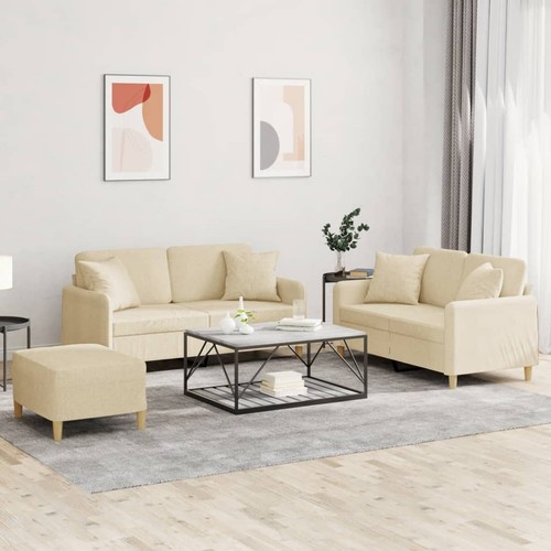 Vidaxl tlg sofagarnitur mit - 3-tlg.,