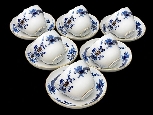 Meissen kaffeegedeck - 6x,