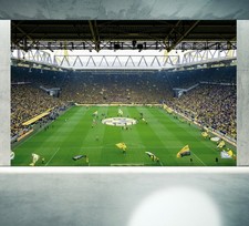 BVB Fan Choreo Borussia Dortmund, XXL Vliesfototapete Westfalenstadion 384x260cm