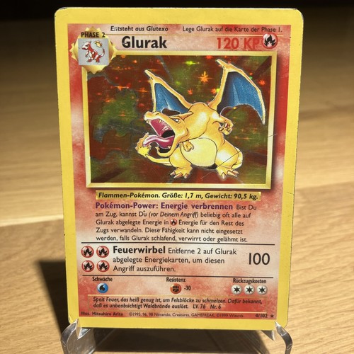 Pokémon tcg glurak 102 - glurak, 4/102