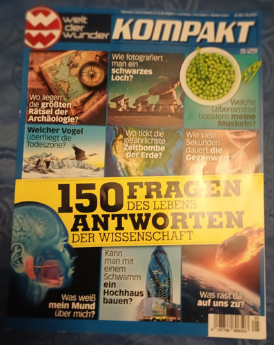 Zeitschrift welt der - zeitschrift, wunder