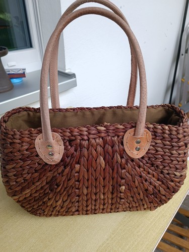 Strohtasche mit henkeln - strohtasche,