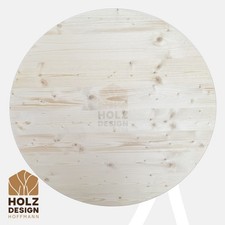Tischplatte rund Fichte