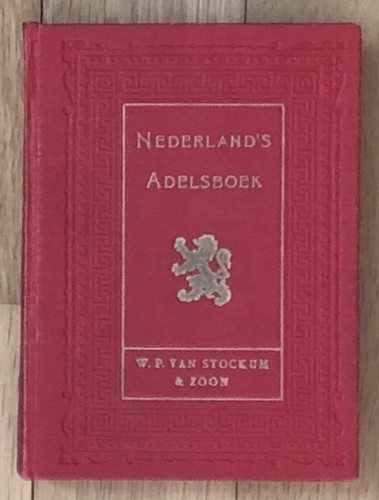 Nederland adelsboek - nederland's,