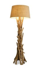 Lampe Stehlampe 155cm Holz