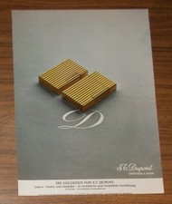Seltene Werbung S.T. DUPONT
