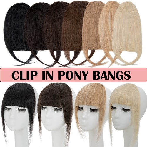 Glatt pony franse bangs - pony, clip