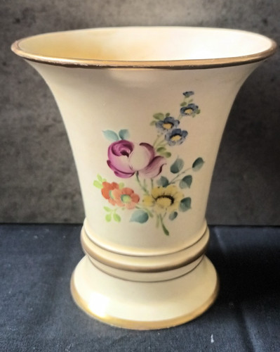 Vase 30er jahre handbemalt - vase,