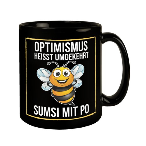 Biene optimismus tasse - tasse, sumsi