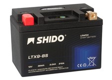 Shido LTX9-BS Lithium Ionen