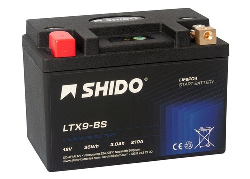 Shido ltx9 lithium ionen - ltx9-bs,