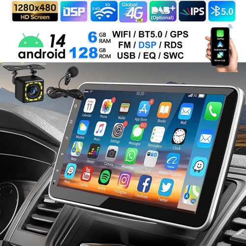 128g autoradio 1din dsp - 1din,