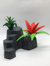 Playmobil Felsen mit Pflanzen