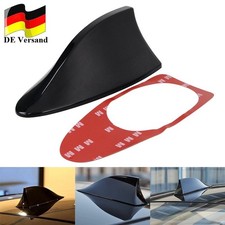 Auto Antenne Universal Shark Hai KFZ AM FM Radio Dachantenne Sharkfin Schwarz DE