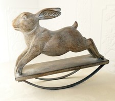 Dekofigur Hase Schaukelhase