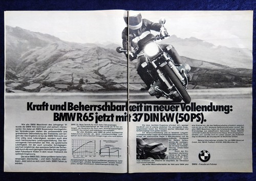 Bmw motorrad originale - r, 65,
