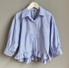 Hemdbluse Bluse Damen Gr. S M