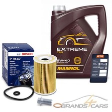 BOSCH ÖLFILTER + 5W-40 FÜR