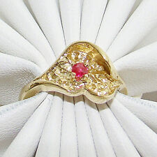 Ring Gold 333er Rubin 8 kt