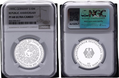 Silber 1999 50 jahre - 10, dm
