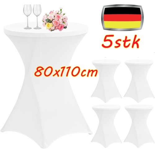 5er stehtischhussen set - stehtischhussen,