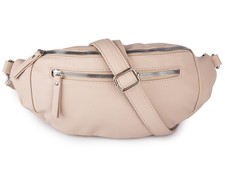 Damen Bauchtasche groß Beige