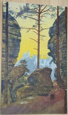 39549 AK Photochromie Serie 4551  Sächsische Schweiz Feldsteine 