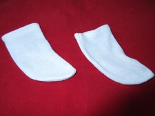 Puppensocken - weiß, Strümpfe, Socken, Babypuppe, Puppe, Stoff