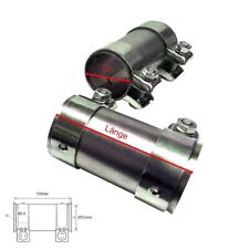 Auspuffschelle 55mm -59,5 x 125 mm Rohrverbinder Verbindungsrohr Doppelschelle