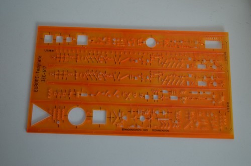 Elektro schablone 3371 - schablone, no.3371