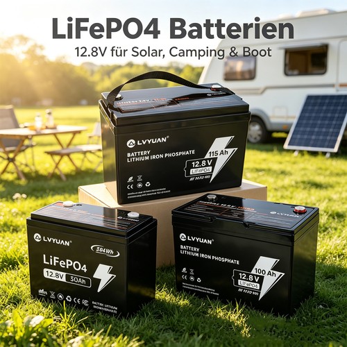 Lifepo4 115ah 100ah - 100ah, 12.8v