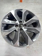 1x Alufelge 16 Zoll 6.5" 4x100 49ET Glanz Schwarz 52910-H8500 Kia Rio Iv