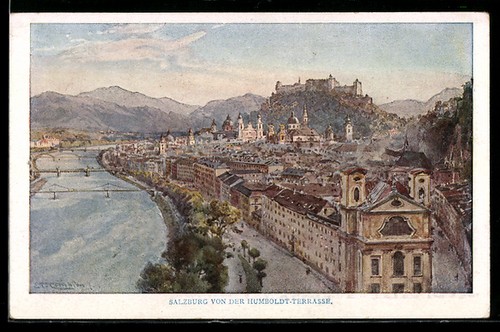 Künstler edward theodore - künstler-ak,