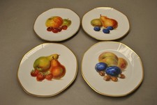 4 antike Obstteller