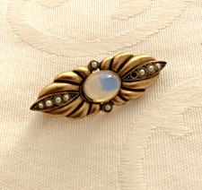 Vintage Brosche Goldfarben mit