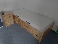 Jugendbett Holz Inter Link Funktionsbett Claas 90x200 - natur (Kiefer)