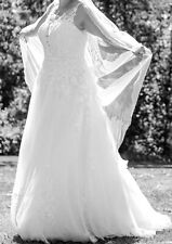 Braut Schleier Swarovski Steine lang Glitzer wunderschön 1,80m