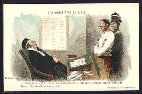 Künstler sign daumier - h.,