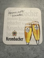 Bierdeckel Coaster Beermat Krombacher   #1066#