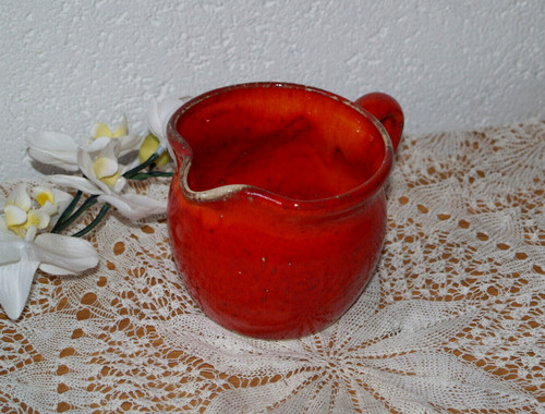 Kleiner roter krug - roter,
