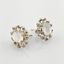 Silber Ohrstecker mit