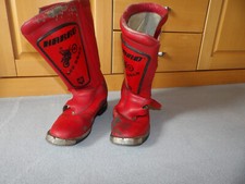 Harro Motorradstiefel echt Leder Stiefel Retro Classic Oldtimer Rennen Gr 43