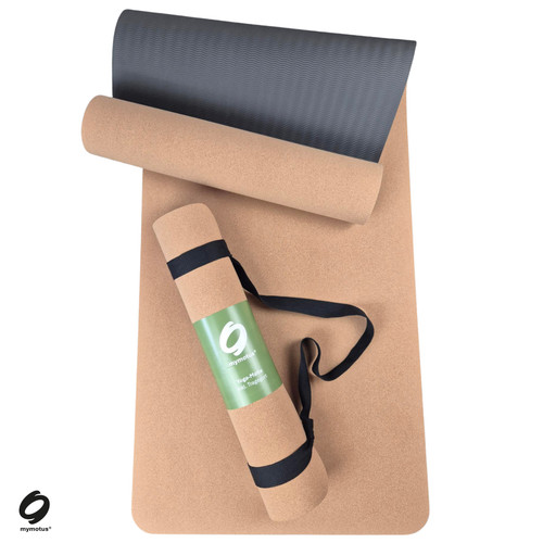 Kork yogamatte rutschfest - kork, –