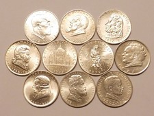  ÖSTERREICH 10 x 2,- Schilling komplett  (L3702)