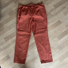 Damen Haus Jogging Umstands Hose Schlupfhose Farbe Orange Gr. XL