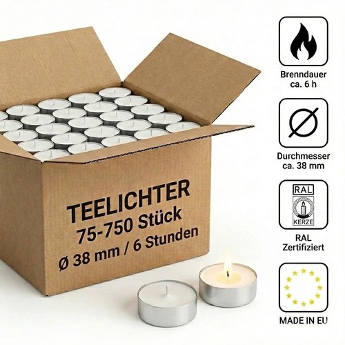 Teelichter stunden - 6, |